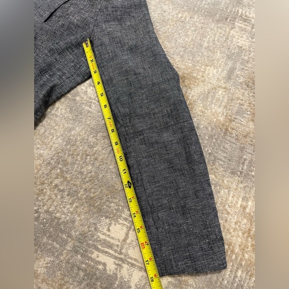 Tribal Linen/Cotton Blend 1 Button LinedBlazer Jacket Size 12 Gray Textured Look - Picture 11 of 11